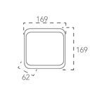 plafoniera-led-ever-grigia-15w-17cm-3-4000k-ip65