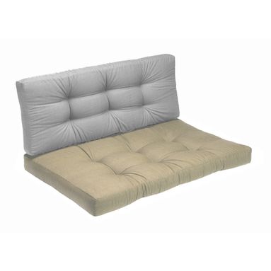 CUSCINO SEDUTA PALLET 120X80XH15CM SAND