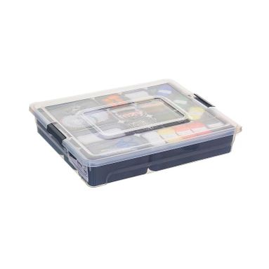 ORGANIZER CON COPERCHIO 4,8L 35X29XH7CM GRIGIO