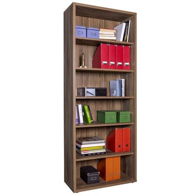 LIBRERIA DAVINCI 81,5X35,5XH217CM NOCE BRERA