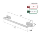 portasciugamani-cubik-45cm-inox-bianco