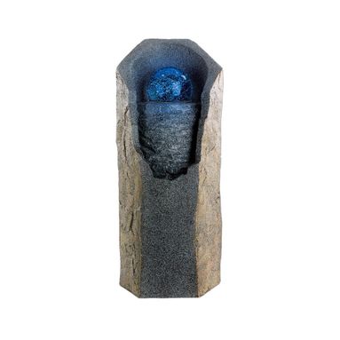 FONTANA CON SFERA 24X27XH64CM CON 9 LED SMD MULTIC