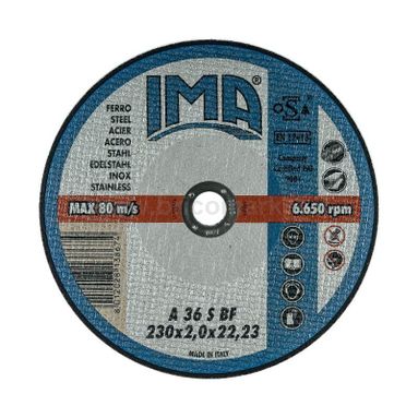 DISCO 125X1.6X22MM FERRO.