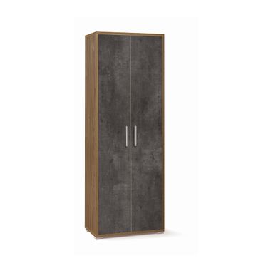 MOBILE 2 ANTE 71X41XH199CM STRUTTURA NOCE STELVIO FRONTALE OSSIDO NERO