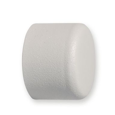 SET 2  TERMINALI BOUCHON D.28MM BIANCO