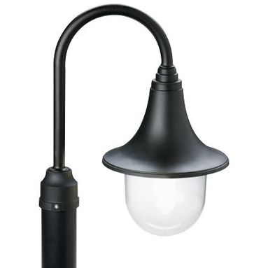 TESTA PALO LAMPARA MARINE NERO