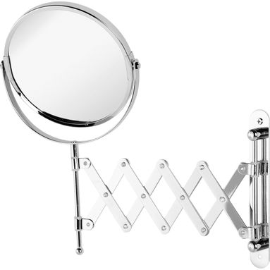 SPECCHIO DA MURO CROMATO DIAM 15CM