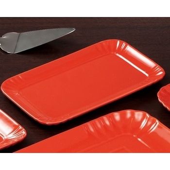 VASSOIO IN CERAMICA CM.23X15X2 COLORI ASSORTITI