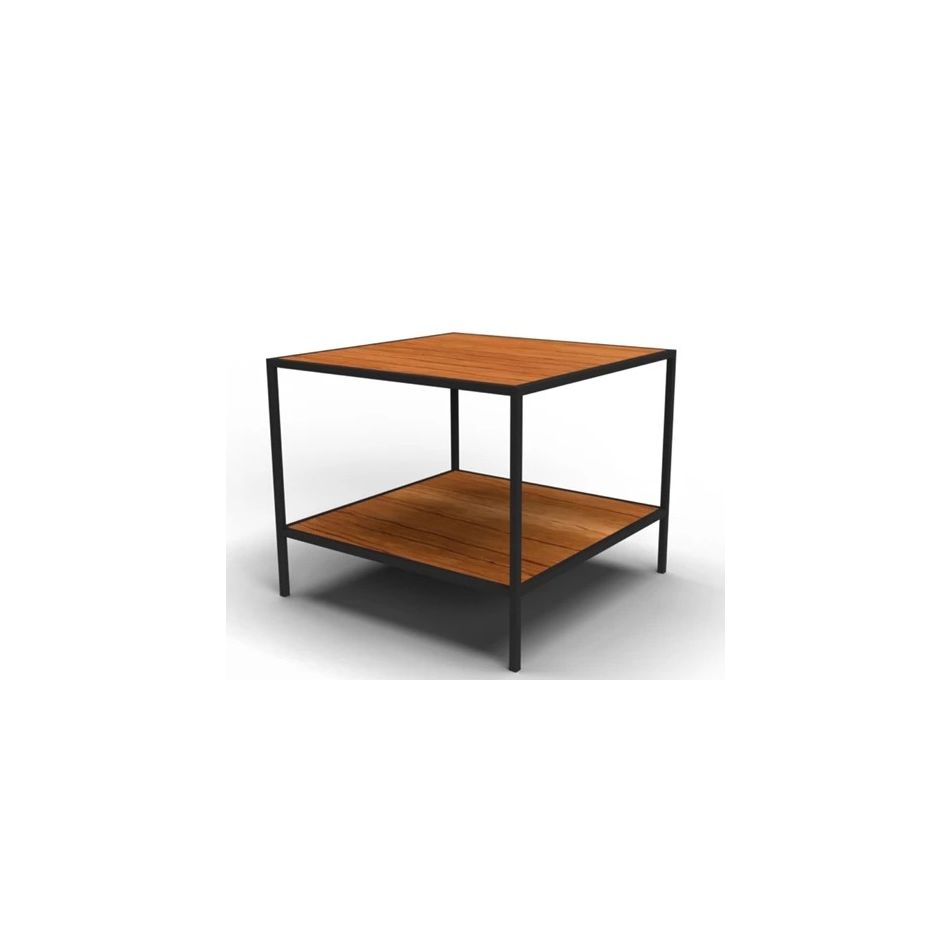 tavolo-in-metallo-con-mensola-120x120xh100cm