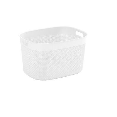 CESTA FILO 38X29XH22CM BIANCA