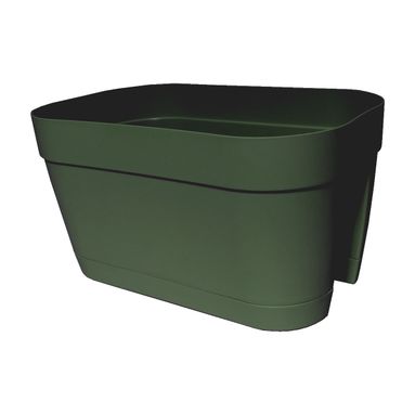 VASO RINGHIERA ORLANDO 45X25XH24CM VERDE CON SOTTO