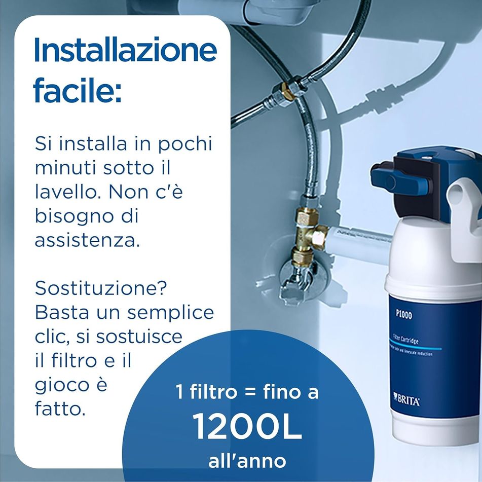 sistema-filtrante-brita-mypure-p1-con-miscelatore