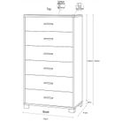 cassettiera-noce-stelvio-70x41xh124cm-con-6-casset