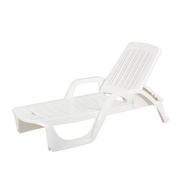 LETTINO ZANZIBAR 190X71XH46CM BIANCO REGOLABILE