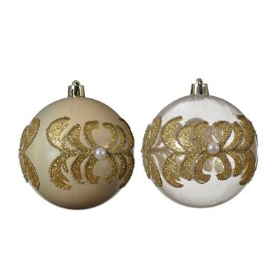 SFERA NATALIZIA ASSORTITE DECORATE GLITTER