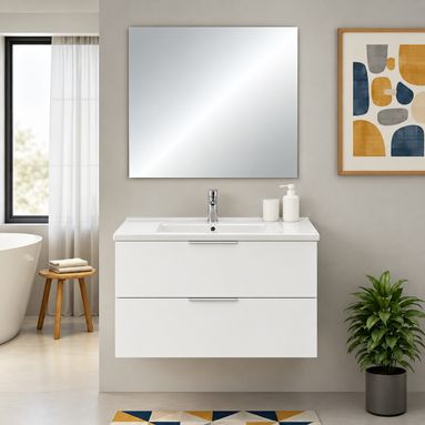 MOBILE BAGNO RIALTO 100X46XH53CM BIANCO OPACO