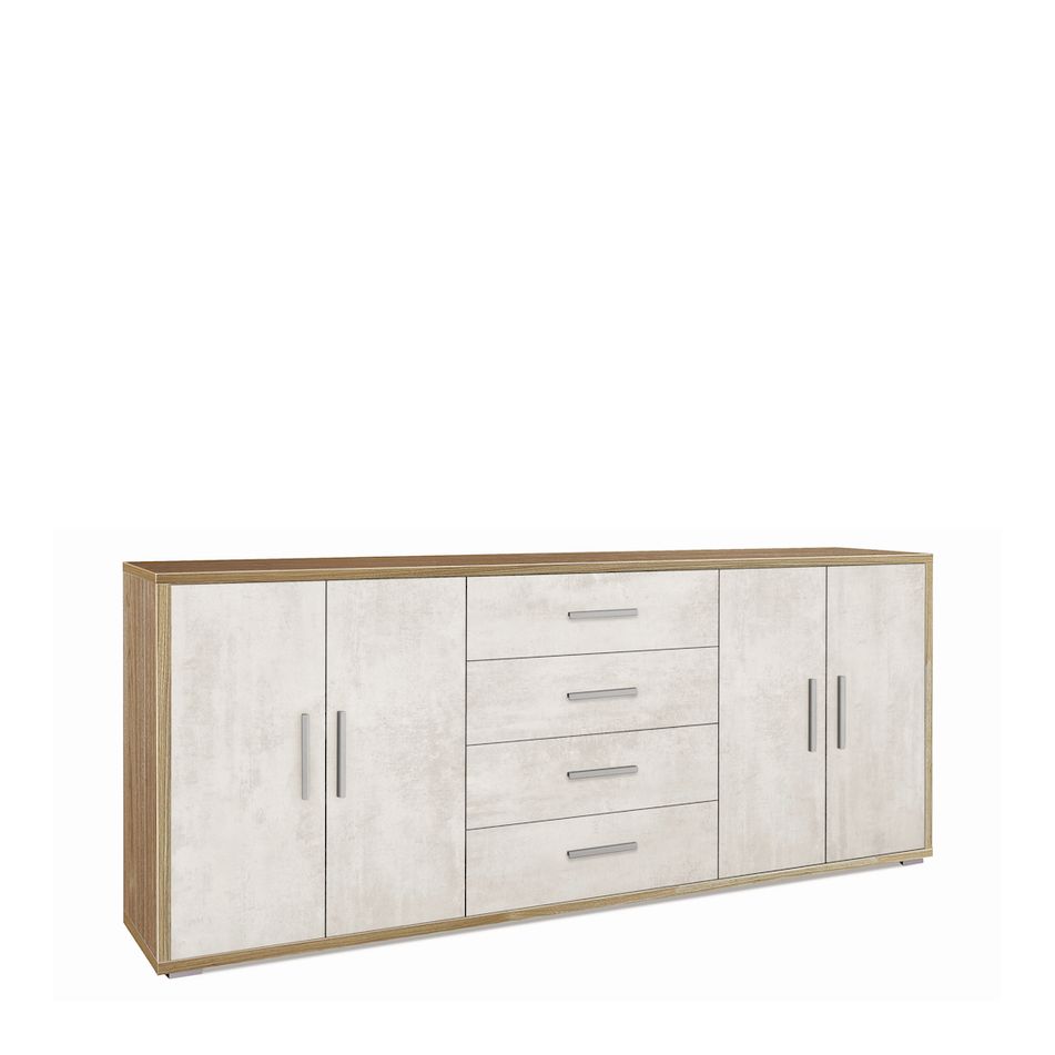 mobile-4-ante-4-cassetti-kit-203x41xh84cm-struttura-noce-stelvio-frontale-ossido-bianco