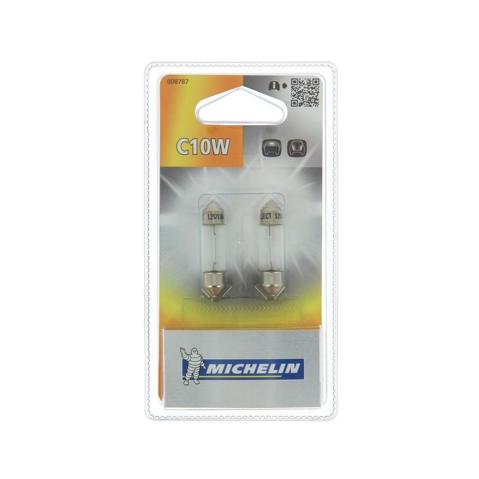 set-2-lampadine-auto-c10w-12v-michelin