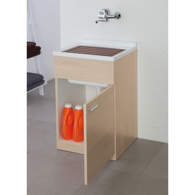 LAVATOIO STELLA 50X50XH82CM LARICE