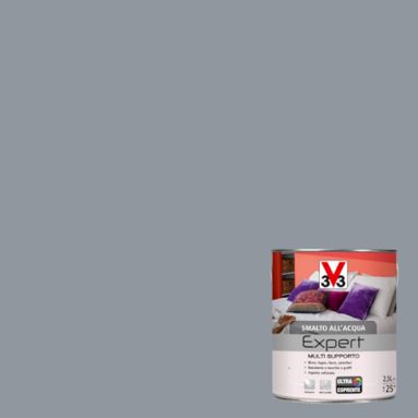 SMALTO MULTISUPPORTO 500ML GRIGIO ACCIAIO