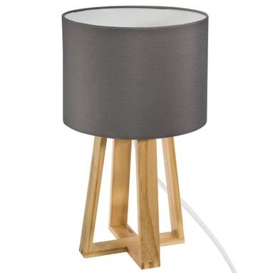 LAMDADA DA TAVOLO MOLU D.20XH35CM GRIGIA CON BASE