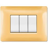 PLACCA MYLIFE 3 MOD.GIALLO PASTELLO
