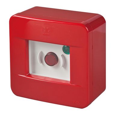 PULSANTE EMERGENZA 118X118X67MM ANTINCENDIO