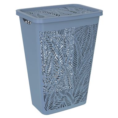 PORTABIANCHERIA JUNGLE 41,5X34XH59CM BLU CERULEO.