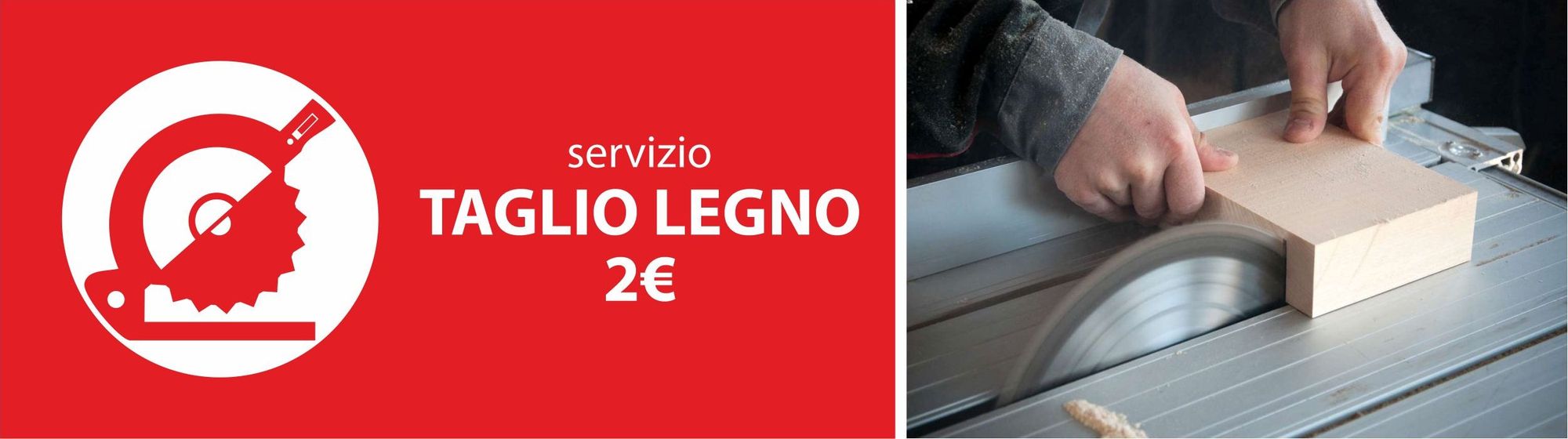 Taglio legno