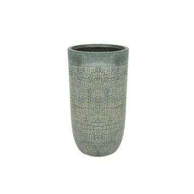 FIORIREA DEAN IN ARGILLA CILINDRICA D.24XH49CM GRI