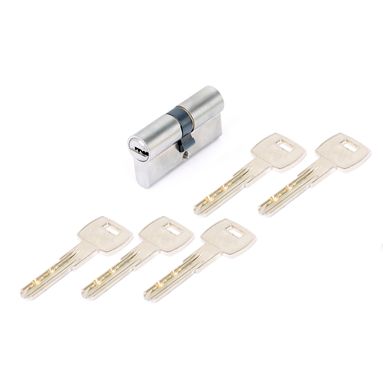 CILINDRO SICUREZZA CROMO MM.30+30 C/5 CHIAVI