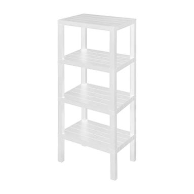 SCAFFALE WOODY 4 RIPIANI BIANCO 38X29XH100CM