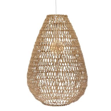 LAMPADARIO ETEL E27 D.38CM IN CARTA INTRECCIATA