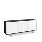 mobile-3-ante-kit-177x41xh74cm-struttura-ossido-nero-frontale-bianco-lucido