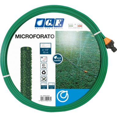 TUBO IRRORANTE MICROFORATO A TRE CANALI 15M