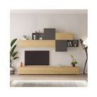 parete-attrezzata-tromen-260x40cm-rovere-slash-antracit