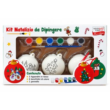 KIT 3 PALLINE IN GESSO DA COLORARE 10PZ