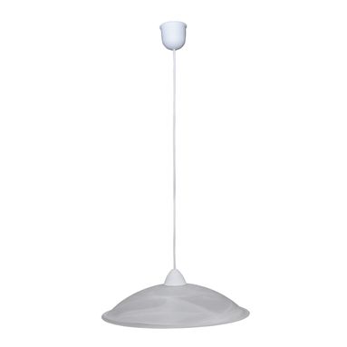 LAMPADARIO DUNA E27 D.40CM ALABASTRO BIANCO