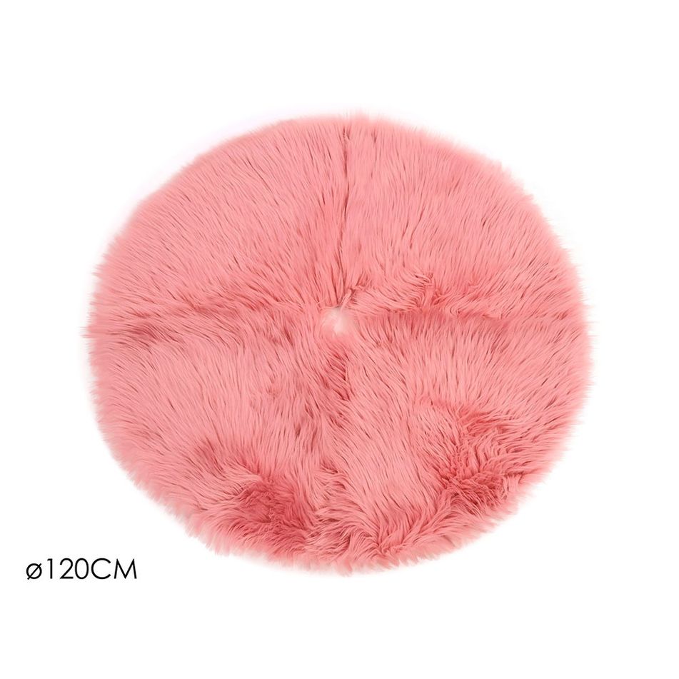 copribase-albero-pelliccia-120cm-rosa
