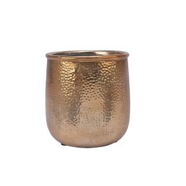 CIOTOLA IN TERRACOTTA ORO 20CM