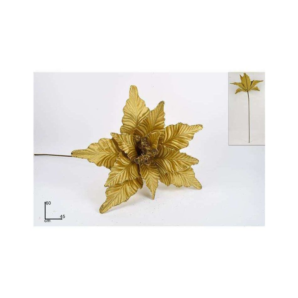 stelo-poinsettia-60cm-oro