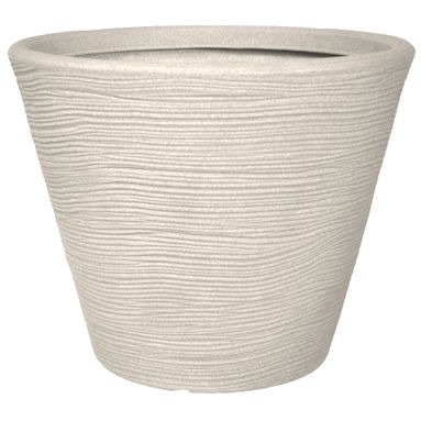 CAMPANA RIGATA SHABBY D.55XH45CM CORDA