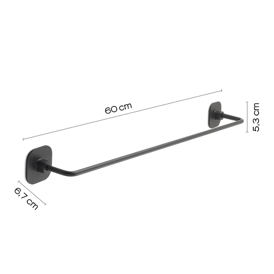 portasalviette-teide-60cm-nero-matt