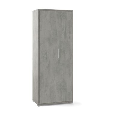 MOBILE 2 ANTE 71X41XH182CM STRUTTURA CEMENTO FRONTALE CEMENTO