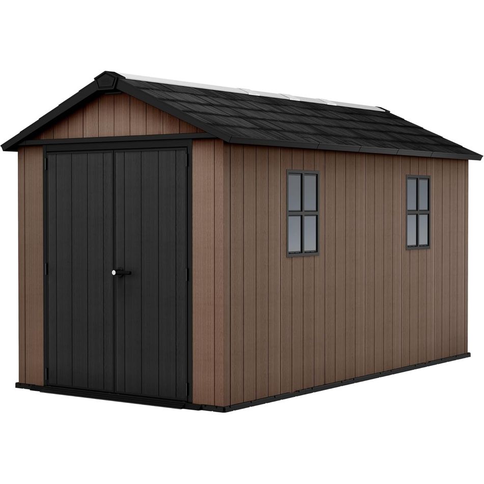 keter-casetta-da-giardino-newton-plus-7513-barra-1375-evotech-marrone-doppia-opzione-montaggio