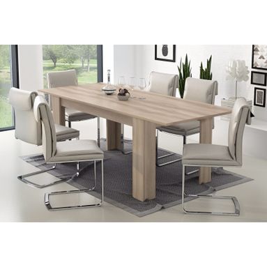 TAVOLO ALLUNGABILE 160/220X88XH78.5CM OLMO PERLA /