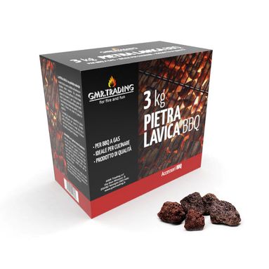 PIETRA LAVICA BBQ 3KG.