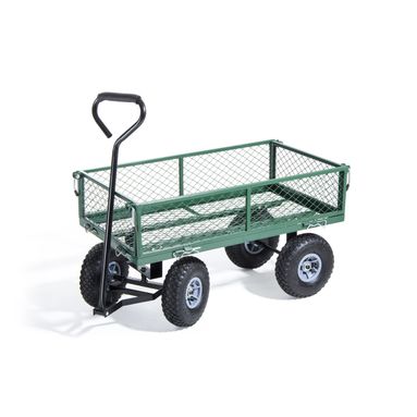 CARRELLO UTILTY VERDE 90X50XH53CM CON 4 RUOTE E PO