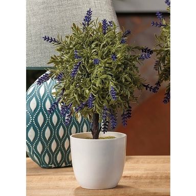 VASO CON LAVANDA D.9.5XH28CM