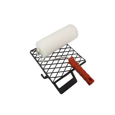 SET RULLO POLIESTERE BIANCO 20CM CON RETE
